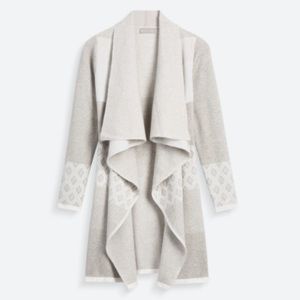 Open drape cardigan